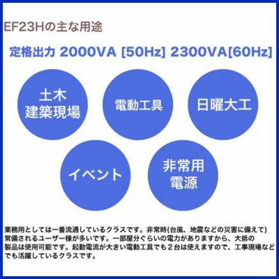 ヤマハ 4サイクル発電機 EF23H | 買援隊(かいえんたい) ヤマハ 4サイクル発電機 EF23H | 買援隊(かいえんたい)